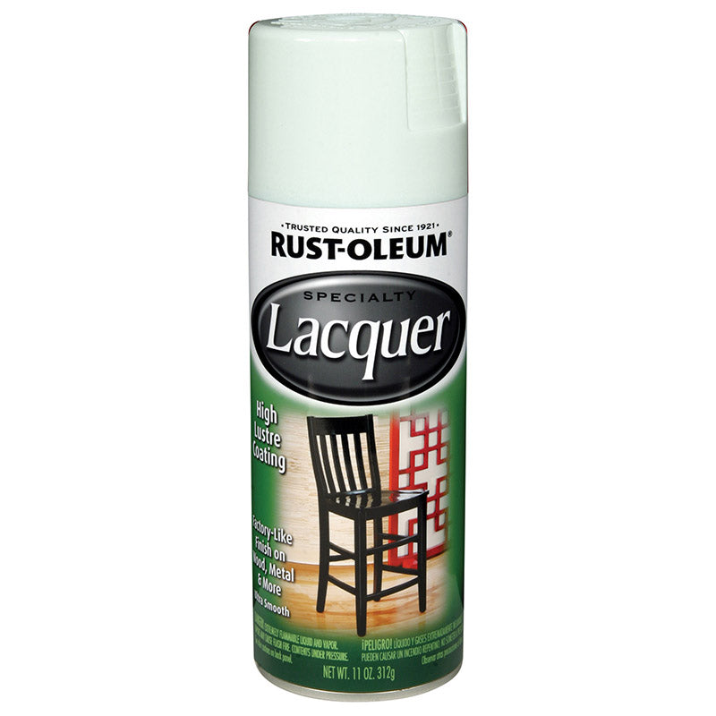 Rust-Oleum Spray Lacquer Gloss White - 11 oz by Rust-Oleum | LCB Paint & Supply