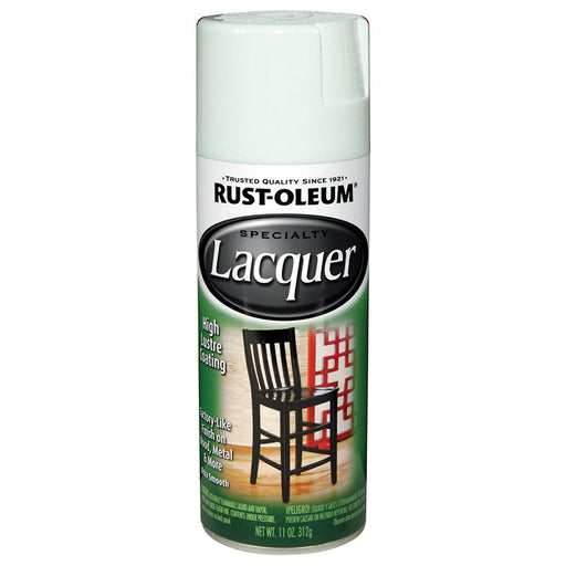Rust-Oleum Spray Lacquer Gloss White - 11 oz by Rust-Oleum | LCB Paint & Supply