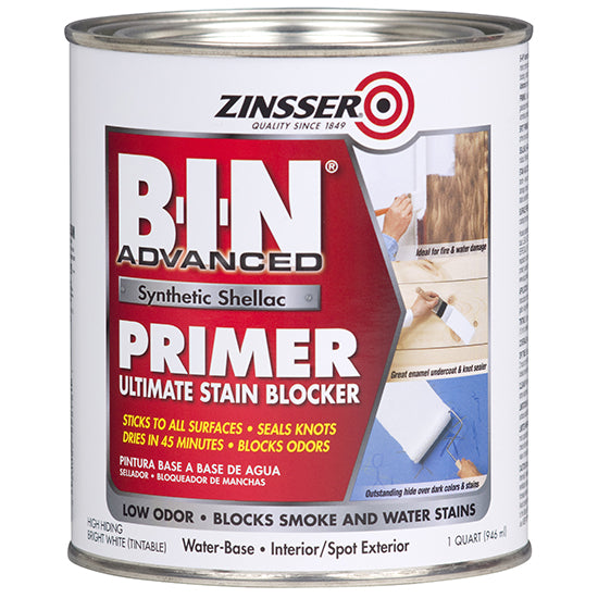 Zinsser BIN Advanced Primer - Quart by Zinsser | LCB Paint & Supply