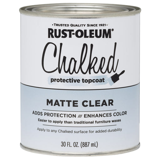 Rust-Oleum Chalked Quart Rust-Oleum Chalked Paint Matte Clr Topct by Rust-Oleum | LCB Paint & Supply