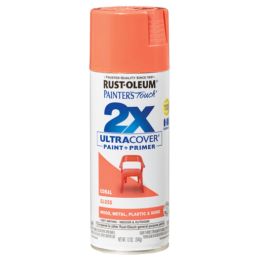 Rust-Oleum Painter's Touch 2x Gloss Coral Spray by Rust-Oleum | LCB Paint & Supply