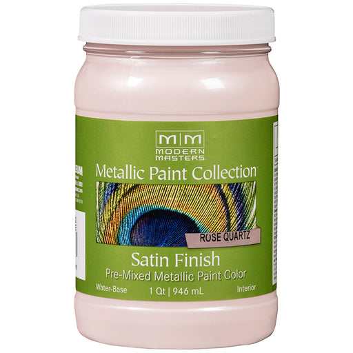 Modern Masters Rose Quartz Metallic Paint - 30 oz by Modern Masters | LCB Paint & Supply