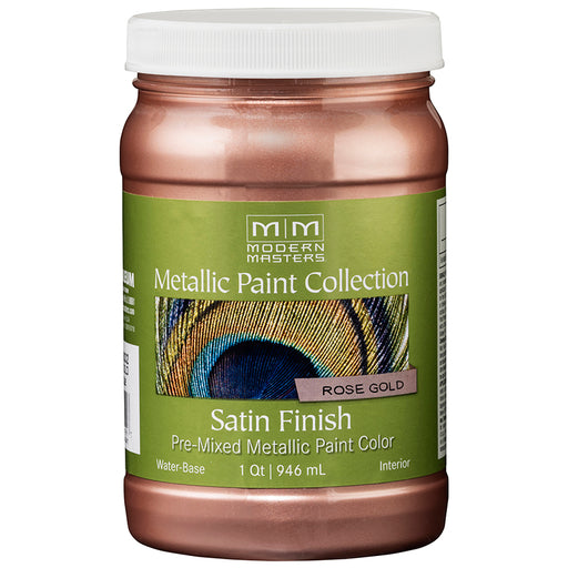 Modern Masters Rose Gold Metallic Paint - 30 oz by Modern Masters | LCB Paint & Supply