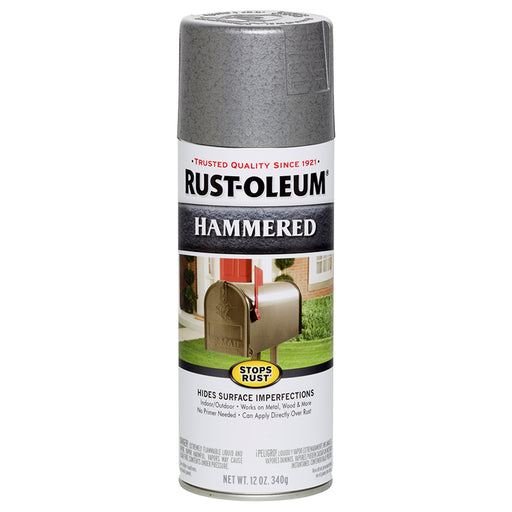 Rust-Oleum Spray Hammered Silver - 12 oz by Rust-Oleum | LCB Paint & Supply