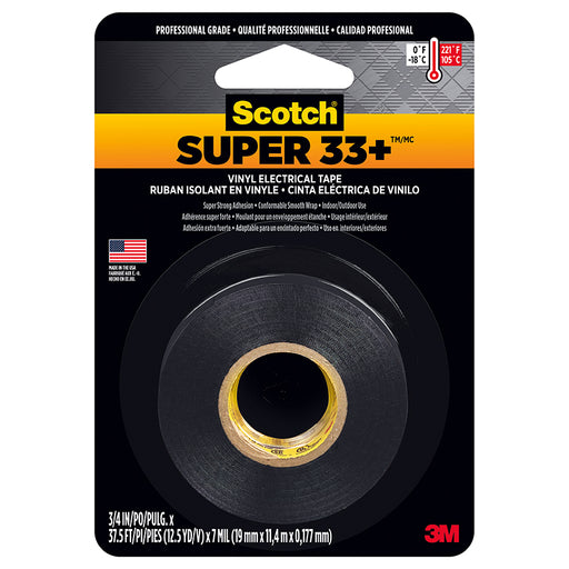 3M 19mmx11.4m Scotch Electricl Tape Black 200na by 3M | LCB Paint & Supply