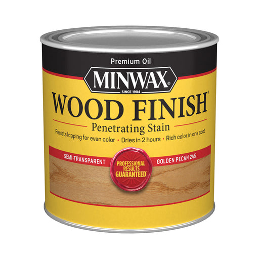 Half Pint Minwax Wood Finish Golden Pecan 22450 - LCB Paint & Supply
