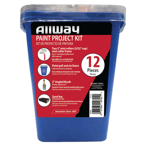 Allway Paint Project Kit 12-piece Pc12k by Allway | LCB Paint & Supply