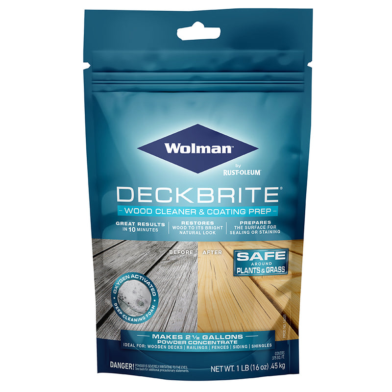 Wolman Deckbrite Cleaner & - 1 lb by Zinsser | LCB Paint & Supply