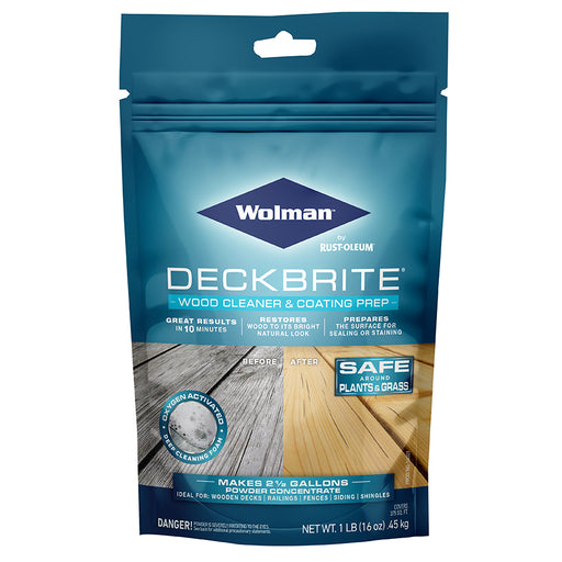 Wolman Deckbrite Cleaner & - 1 lb by Zinsser | LCB Paint & Supply