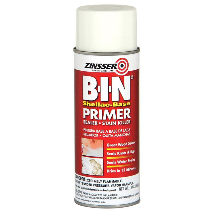 Zinsser BIN Primer Sealer Spray by Zinsser | LCB Paint & Supply