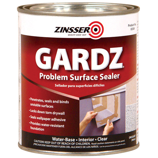 Zinsser Gardz Problem Surface - Quart by Zinsser | LCB Paint & Supply