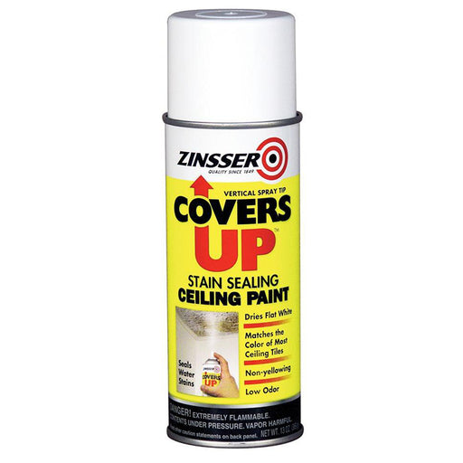 Zinsser Covers Up Ceiling Sealer Spray by Zinsser | LCB Paint & Supply