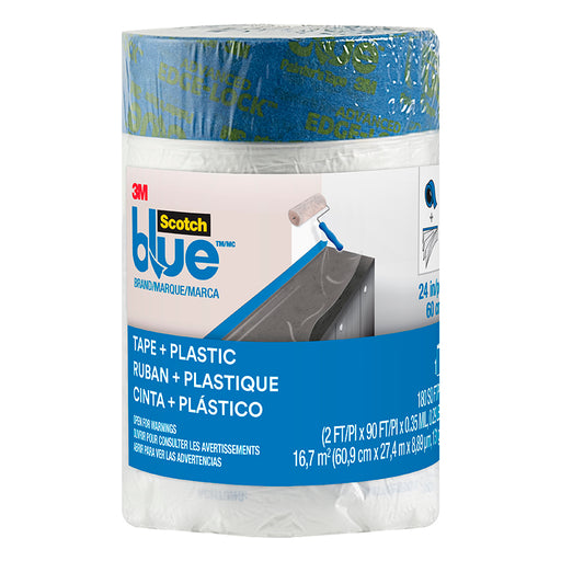 3M Pretaped Painters Plastc Pt2093el-24 - 24inx30yd by 3M | LCB Paint & Supply