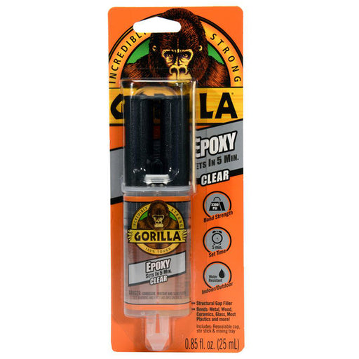 Gorilla Glue .85 oz Gorilla 5-minute Epoxy Clear by Gorilla Glue | LCB Paint & Supply