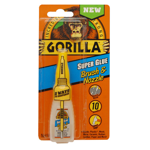 Gorilla Glue 10 Gm Gorilla Super Glue Brush/nozl by Gorilla Glue | LCB Paint & Supply