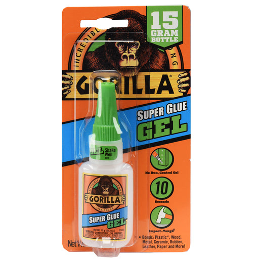 Gorilla Glue 15 Gm Gorilla Super Glue Gel Clear by Gorilla Glue | LCB Paint & Supply