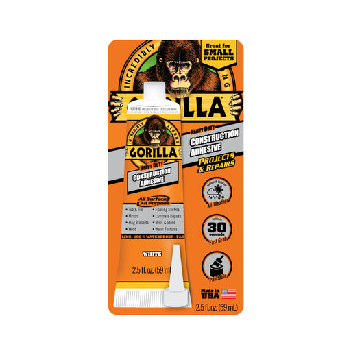 Gorilla Glue 2.5 oz Gorilla Construction Adh by Gorilla Glue | LCB Paint & Supply