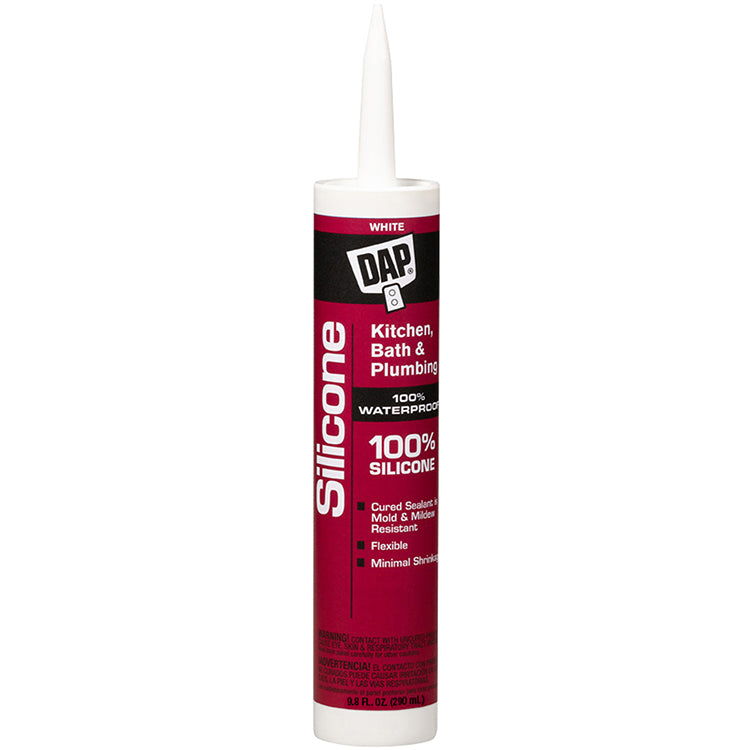 Dap Silicone Bath Sealant White - 9.8 oz by Dap | LCB Paint & Supply