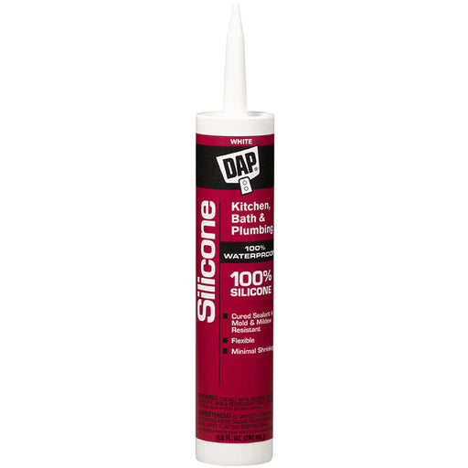 Dap Silicone Bath Sealant White - 9.8 oz by Dap | LCB Paint & Supply