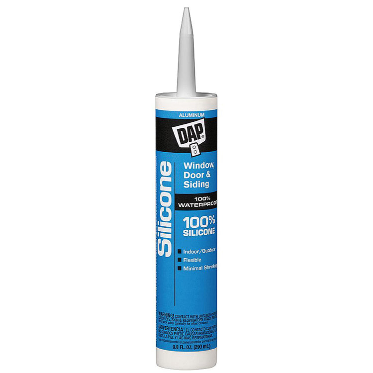 Dap Silicone Sealant Aluminum - 9.8 oz by Dap | LCB Paint & Supply