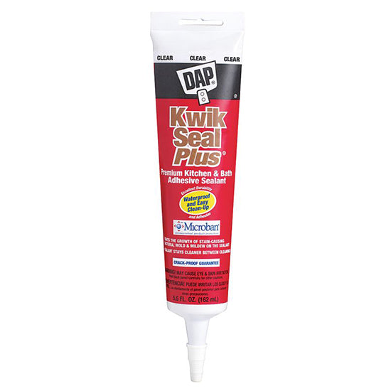 Dap Tube Kwik Seal Plus Clear - 5.5 oz by Dap | LCB Paint & Supply