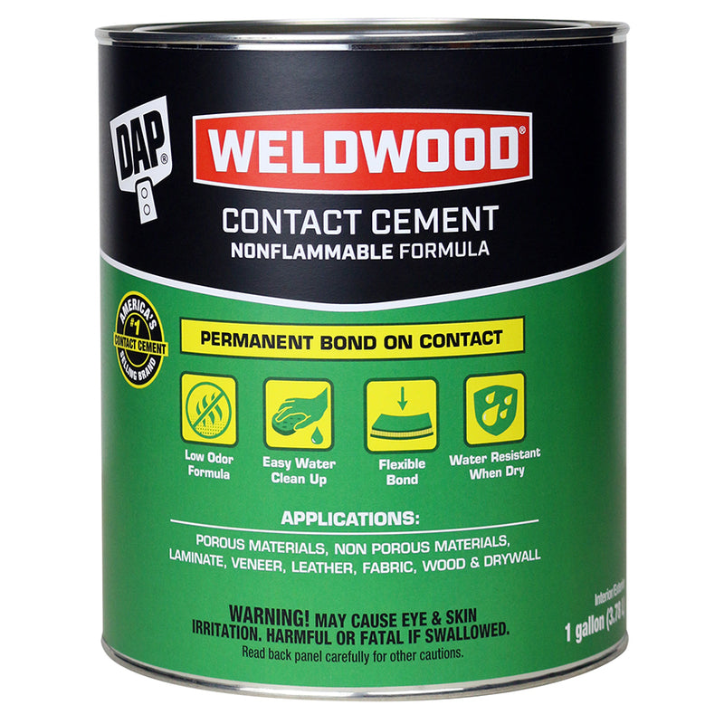 Dap Weldwood Non-flam Contact Cement - Gallon by Dap | LCB Paint & Supply