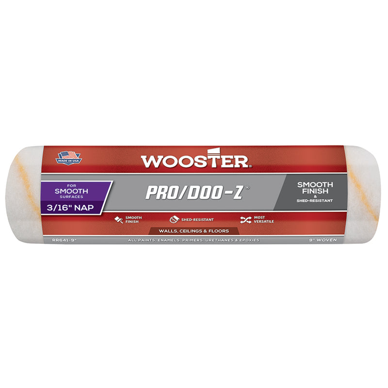 Wooster Pro/doo-z Roller Cover 3/16in - 9in by Wooster | LCB Paint & Supply