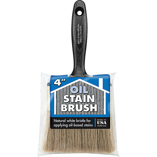 Wooster Oil Stain China Bristle Brush - 4in by Wooster | LCB Paint & Supply