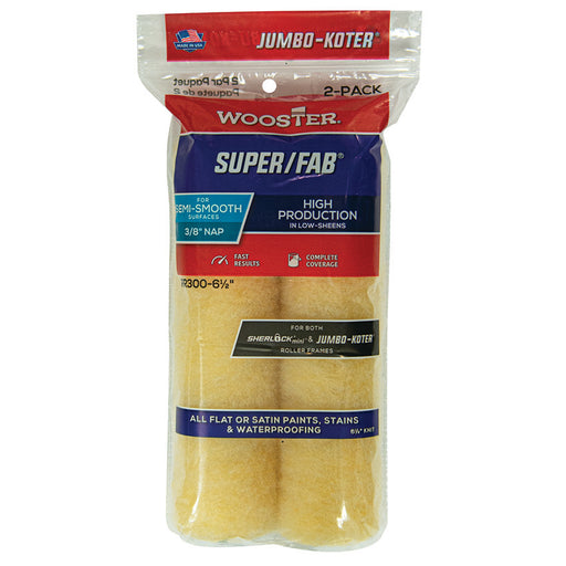 Wooster 4-1/2in Jumbo-Koter Super/fab Cover 3/8in 2-Pack by Wooster | LCB Paint & Supply