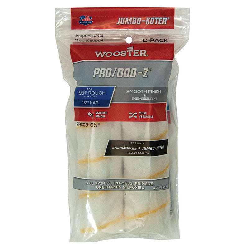 Wooster 4-1/2in Jumbo-Koter Pro/doo-z Cover 1/2in 2-Pack by Wooster | LCB Paint & Supply