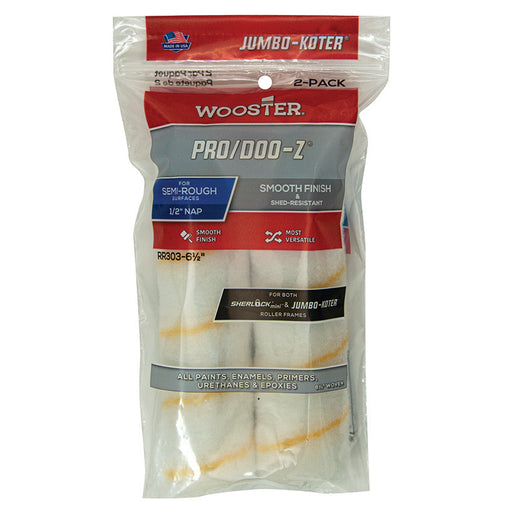 Wooster 4-1/2in Jumbo-Koter Pro/doo-z Cover 1/2in 2-Pack by Wooster | LCB Paint & Supply