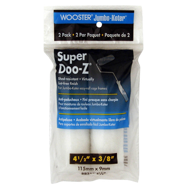 Wooster 4-1/2in Jumbo-Koter Super/doo-z Cover 3/8in 2-Pack by Wooster | LCB Paint & Supply
