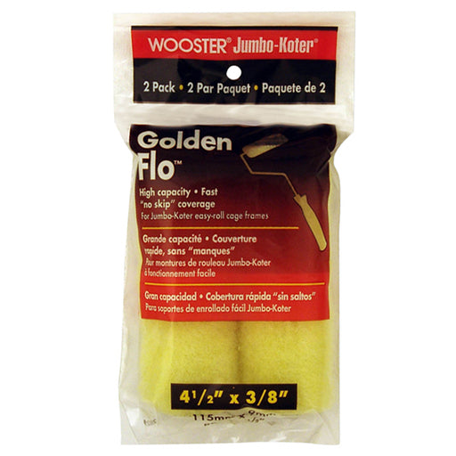 Wooster 4-1/2in Jumbo-Koter Golden Flo 3/8in 2-Pack by Wooster | LCB Paint & Supply
