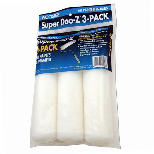 Wooster 3-Pack 9in Super Doo-Z Roller Cover 3/8in by Wooster | LCB Paint & Supply
