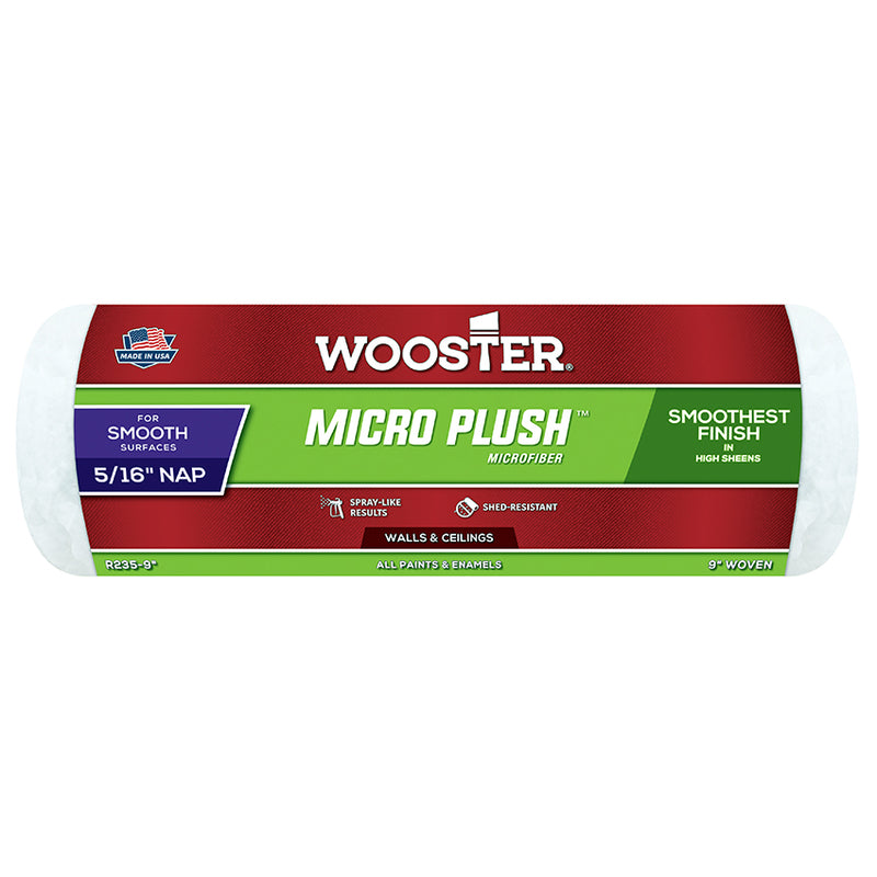 Wooster Micro Plush Roller Cover 5/16 - 9in by Wooster | LCB Paint & Supply