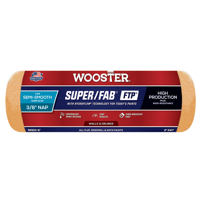 Wooster Super/fab FTP 3/8in - 9in by Wooster | LCB Paint & Supply