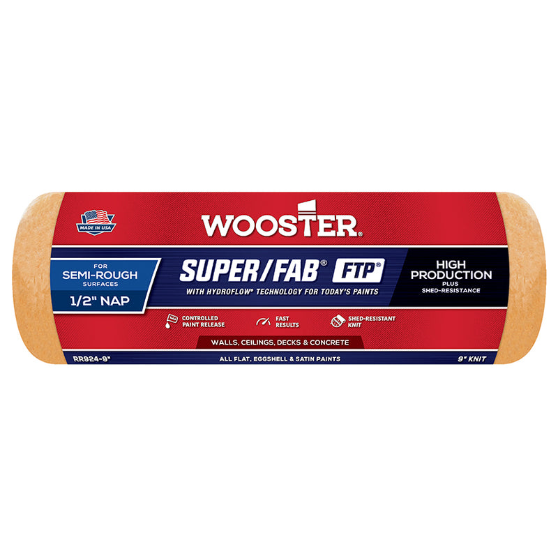 Wooster Super/fab FTP 1/2in - 9in by Wooster | LCB Paint & Supply