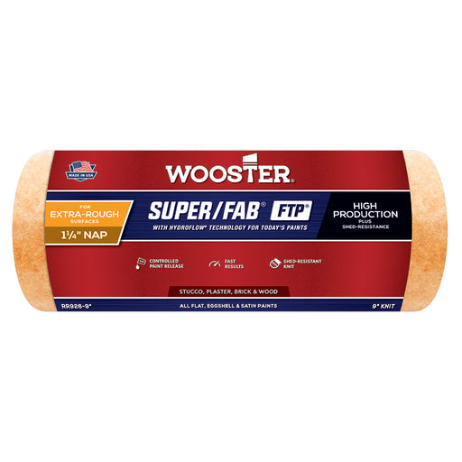 Wooster Super/fab FTP Roller 1-1/4in - 9in by Wooster | LCB Paint & Supply