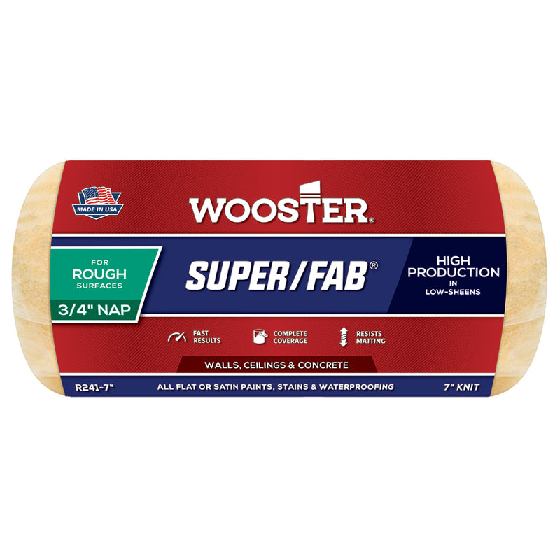 Wooster Super/fab Roller Cover 3/4in - 4in by Wooster | LCB Paint & Supply