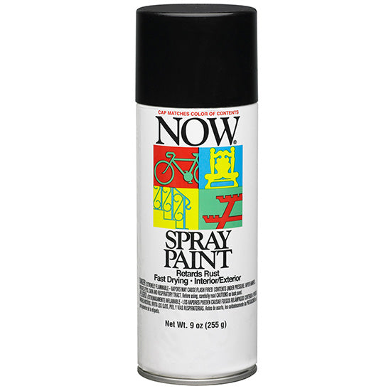 Krylon Spr Now Gloss Black - 9 oz by Krylon | LCB Paint & Supply