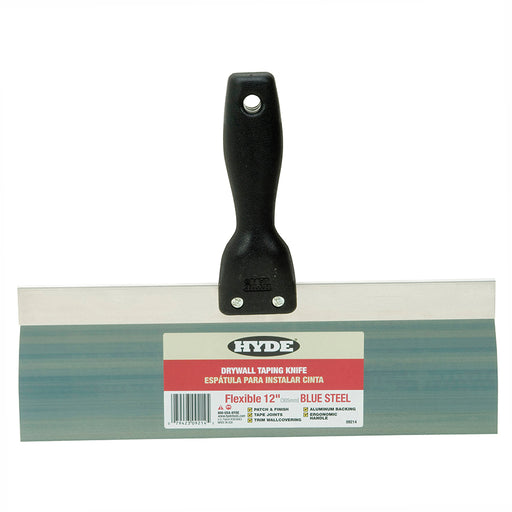 Hyde Value Series Blue Steel Taping Knife - 12in by Hyde | LCB Paint & Supply