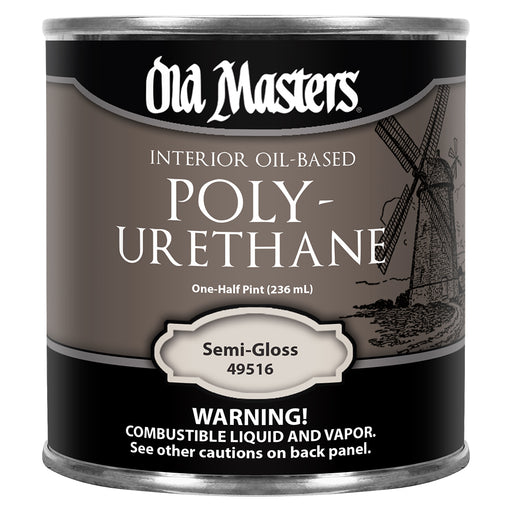 Old Masters Polyurethane Semi-Gloss - 1/2pt by Old Masters | LCB Paint & Supply