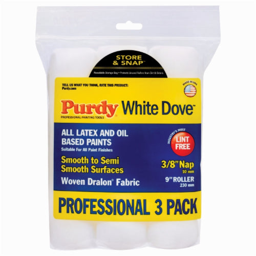 Purdy White Dove Roller Cover - 9in x 3/8in Nap by Purdy | LCB Paint & Supply