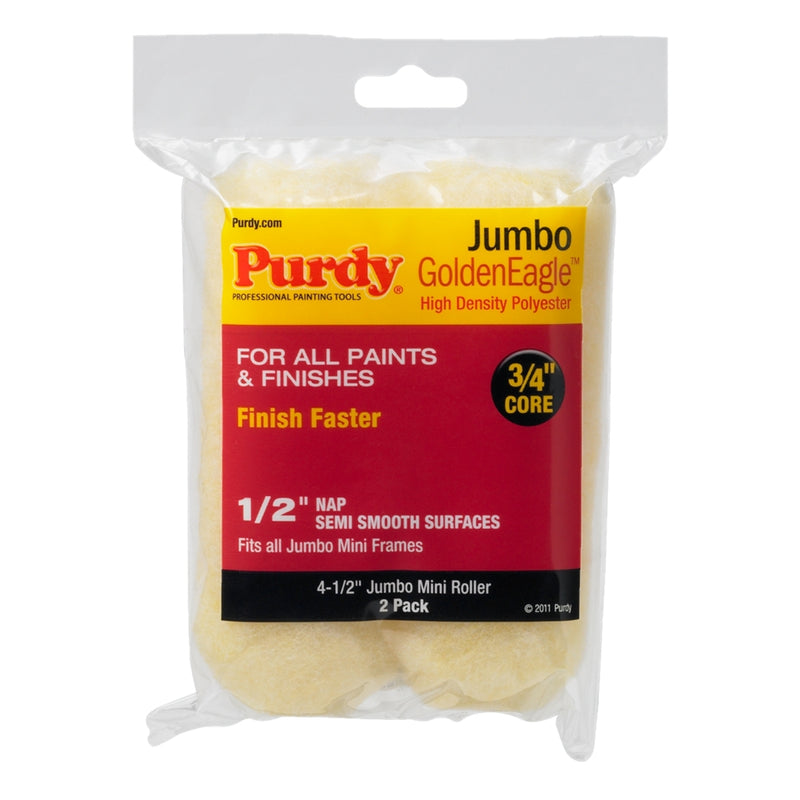 Purdy Golden Eagle Polyester Cover 1/2in 2-Pack - 4.5in by Purdy | LCB Paint & Supply