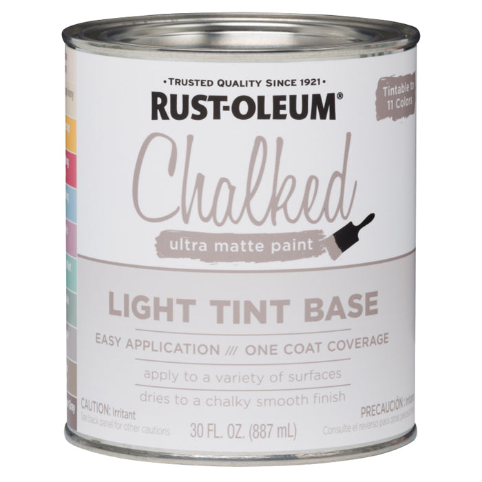 Rust-Oleum Chalked Quart Rust-Oleum Chalked Paint Matte Lt Tnt Bas by Rust-Oleum | LCB Paint & Supply