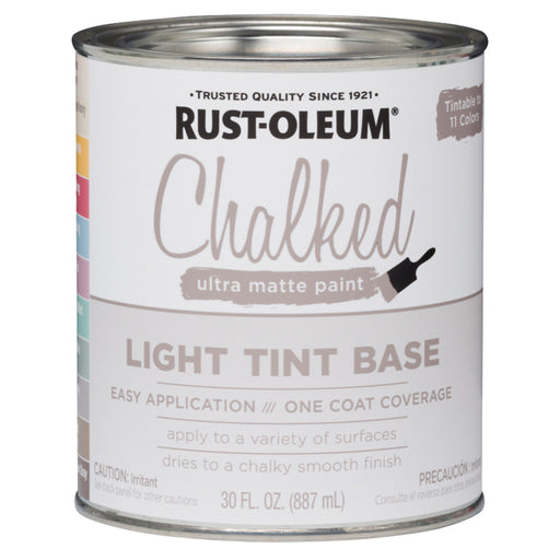 Rust-Oleum Chalked Quart Rust-Oleum Chalked Paint Matte Lt Tnt Bas by Rust-Oleum | LCB Paint & Supply