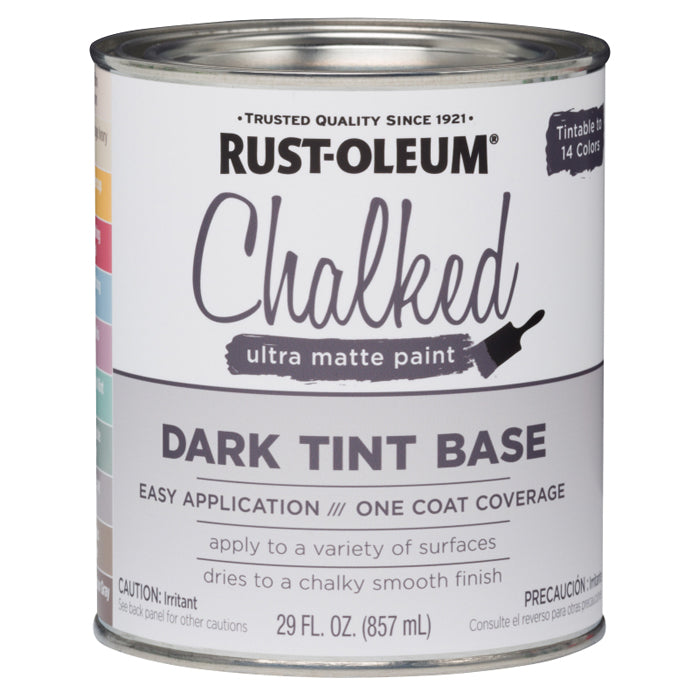 Rust-Oleum Chalked Quart Rust-Oleum Chalked Paint Matte Dk Tnt Bas by Rust-Oleum | LCB Paint & Supply