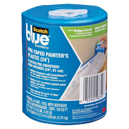3M Pretapd Plastic with ds Ptd2093el - 24 - 24inx30yd - LCB Paint & Supply