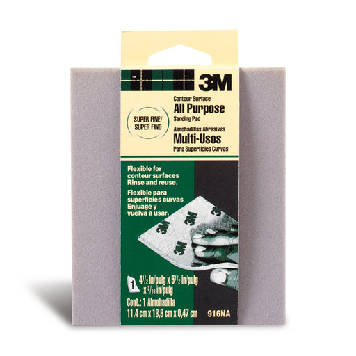 3M Contour Softback Sanding Sponge X-fine by 3M | LCB Paint & Supply