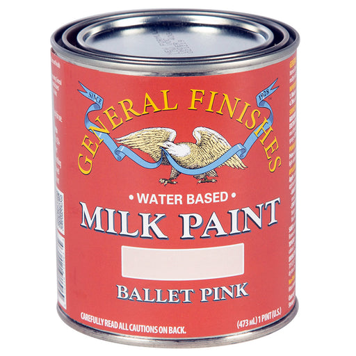 General Finishes Milk Paint Ballet Pink - Pint by General Finishes | LCB Paint & Supply